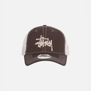 Brown stussy hat