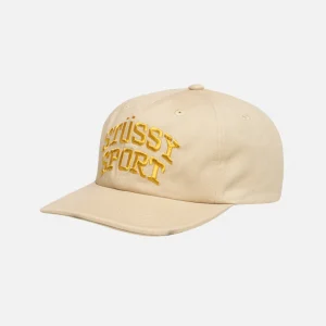 cream stussy hat