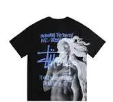 Black Stussy Venus Pigment Dyed Tee