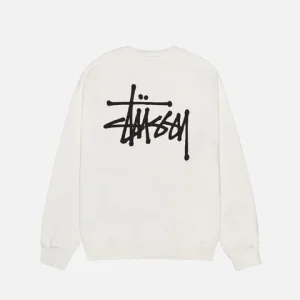 White Stussy Sweatshirt