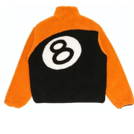 8 Ball Reversible Orange Stussy Jacket