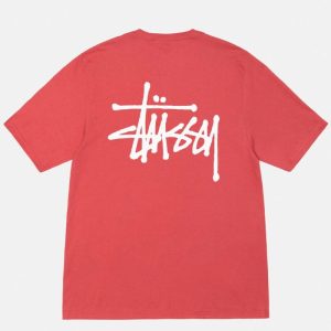 Basic Stussy Red T Shirt