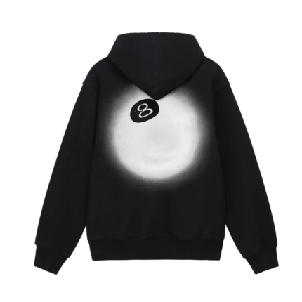 STUSSY 8 BALL BLACK HOODIE