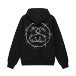 STUSSY BARB BLACK HOODIE