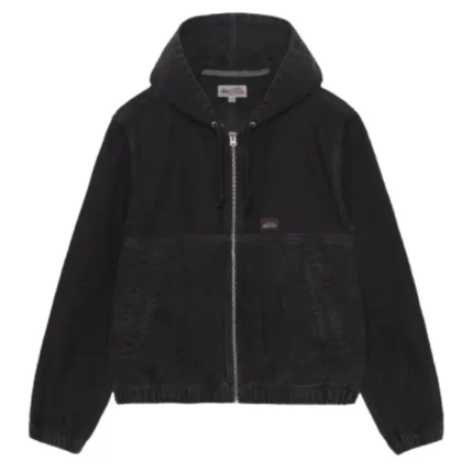 Stussy Black Hooded Jacket