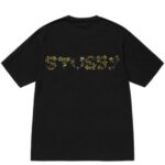 Stussy Bokay Pigment Black T Shirt