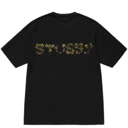 Stussy Bokay Pigment Black T Shirt