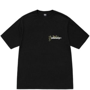 Stussy Bokay Pigment Black T Shirt