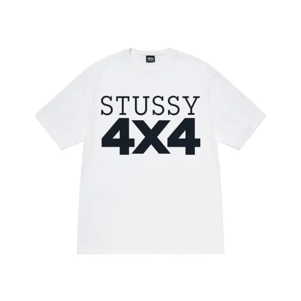 Stussy 4X4 White T-Shirt