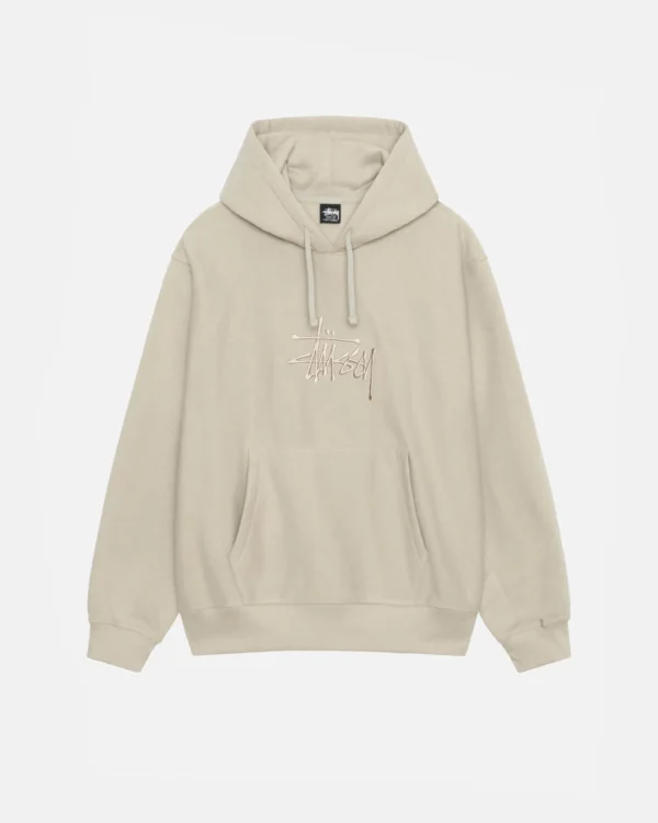 Stussy Cream APPLIQUE Hoodie