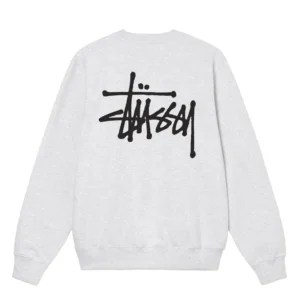 Stussy Corp Crew Gray Sweatshirt