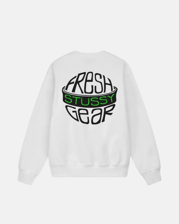 Stussy Fresh Fear White Sweatshirt