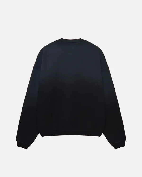 Stussy Sun Faded Oversized Crew Back Sweatshirt