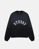 Stussy Sun Faded Oversized Crew Back Sweatshirt