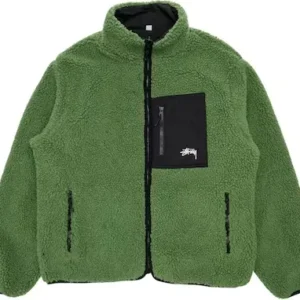 Stussy 8 Ball Reversible Green Jacket