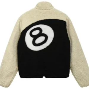 Stussy 8 Ball Reversible Cream Jacket