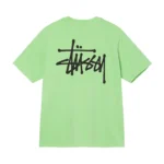 Stüssy Basic Pigment Dyed Green T-Shirt