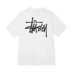 Stüssy Basic Pigment Dyed White T-Shirt