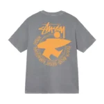 Stussy Beach Roots Pigment Dyed Grey T-Shirt