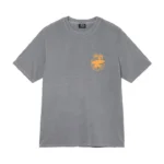 Stussy Beach Roots Pigment Dyed Grey T-Shirt