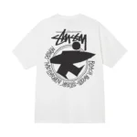 Stussy Beach Roots Pigment Dyed White T-Shirt