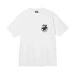 Stussy Beach Roots Pigment Dyed White T-Shirt