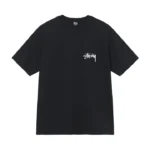Stüssy Big League Pigment Dyed Black T-Shirt