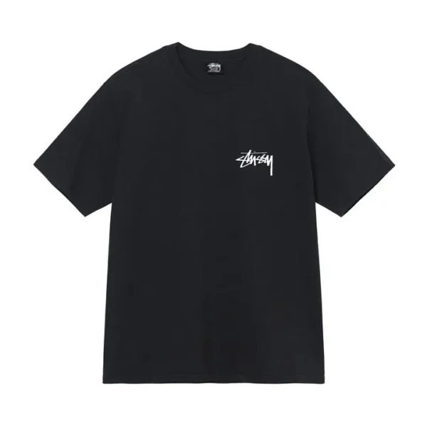 Stüssy Big League Pigment Dyed Black T-Shirt