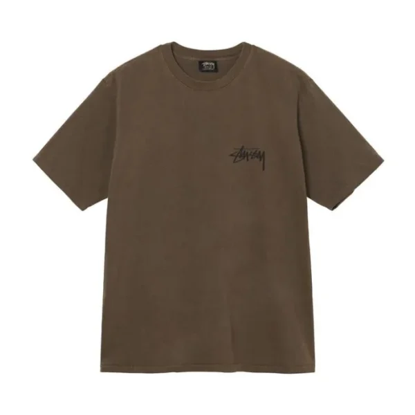Stüssy Big League Pigment Dyed Brown T-Shirt