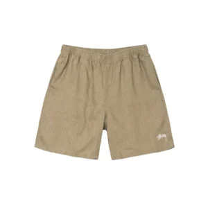 Stussy Boxy Linen Sand Shorts
