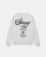 Stussy WORLD TOUR CREW PIGMENT DYED