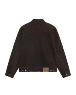 Stussy Zip Work Brown Denim Jacket