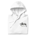 Unisex Stussy White New York Hoodie